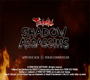 Tenchu: Shadow Assassins - Screenshot - Game Title Image