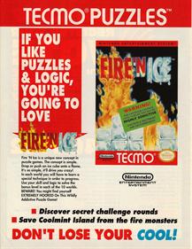Fire 'n Ice - Advertisement Flyer - Front Image