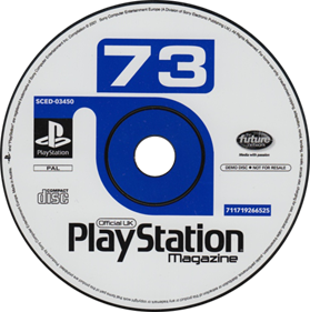 Official UK PlayStation Magazine: Demo Disc 73 - Disc Image