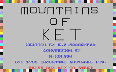 The Ket Trilogy - Screenshot - Game Title Image