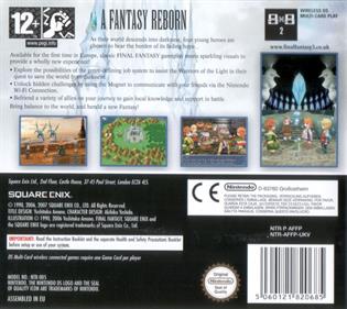 Final Fantasy III - Box - Back Image