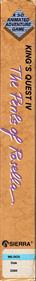 King's Quest IV: The Perils of Rosella (AGI) - Box - Spine Image