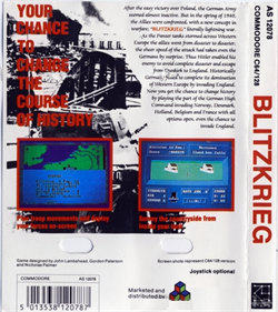 Blitzkrieg - Box - Back Image