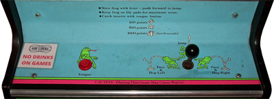 Frogs - Arcade - Control Panel Image