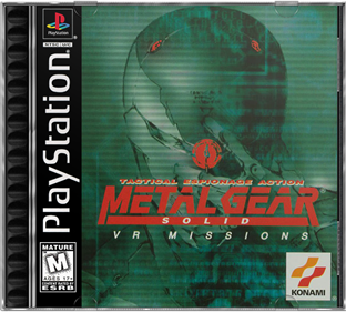 Metal Gear Solid: VR Missions - Box - Front - Reconstructed Image