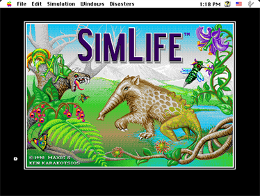 SimLife: The Genetic Playgroun - Screenshot - Game Title Image