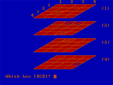 3-D Tic-Tac-Toe - Screenshot - Gameplay Image