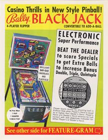 Black Jack - Advertisement Flyer - Front Image