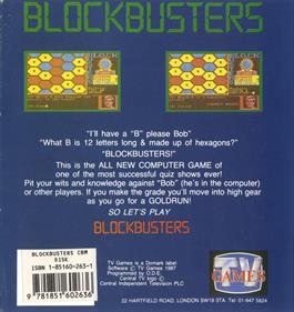 Blockbusters (TV Games) - Box - Back Image