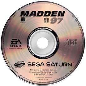 Madden NFL 97 - Disc Image