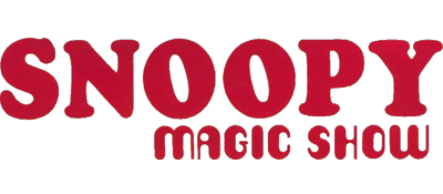 Snoopy's Magic Show - Clear Logo Image