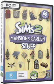 The Sims 2: Mansion & Garden Stuff - Box - 3D Image