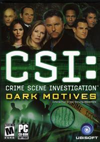 CSI: Crime Scene Investigation: Dark Motives - Box - Front Image