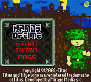 Hands of Time - Screenshot - Game Title Image