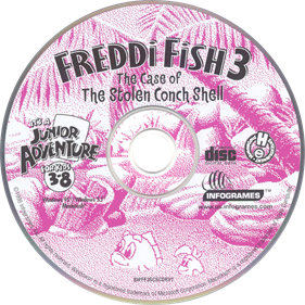 Freddi Fish 3: The Case of the Stolen Conch Shell - Disc Image