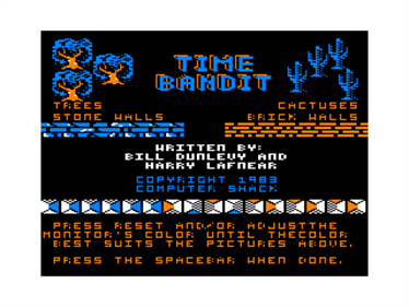 Time Bandit - Screenshot - Game Title Image