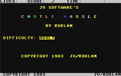 Castle Hassle - Screenshot - Game Title Image