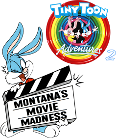 Tiny Toon Adventures 2: Montana's Movie Madness - Clear Logo Image