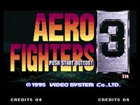 Aero Fighters 3 - Screenshot - Game Title