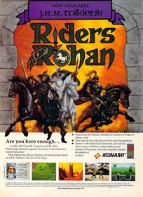 J.R.R. Tolkien's Riders of Rohan - Advertisement Flyer - Front Image