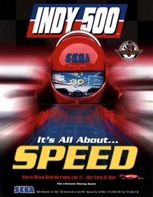 INDY 500 Twin - Advertisement Flyer - Front Image
