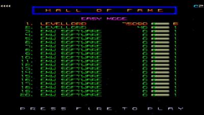 Deluxe Galaga - Screenshot - High Scores Image