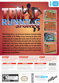 Triple Running Sports - Box - Back Image