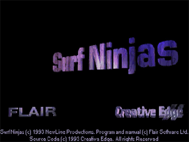 Surf Ninjas - Screenshot - Game Title Image