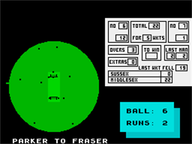 Cricket Captain (Hi-Tec Software) - Screenshot - Gameplay Image
