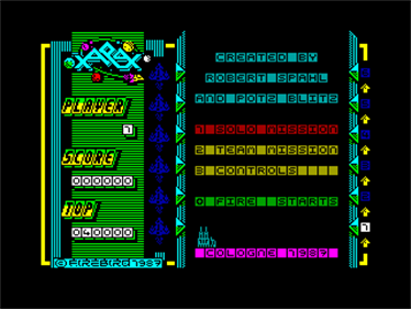 Xarax - Screenshot - Game Select Image