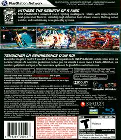 The King of Fighters XII - Box - Back Image