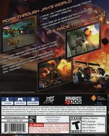 Jak X: Combat Racing - Box - Back Image