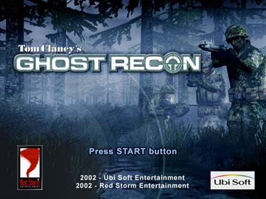 Tom Clancy's Ghost Recon - Screenshot - Game Title Image