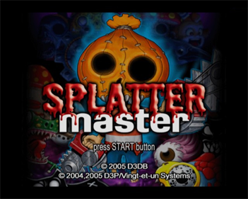 Splatter Master - Screenshot - Game Title Image