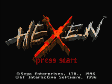 Hexen: Beyond Heretic - Screenshot - Game Title Image