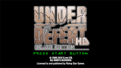 Under Defeat HD: Deluxe Edition - Screenshot - Game Title Image