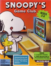 Snoopy's Game Club - Box - Front Image