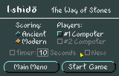 Ishido: The Way of Stones - Screenshot - Game Select