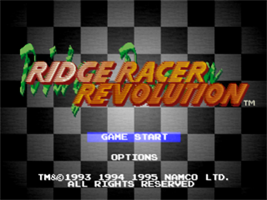 Ridge Racer Revolution - Screenshot - Game Title Image