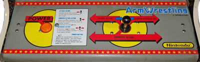Arm Wrestling - Arcade - Control Panel Image