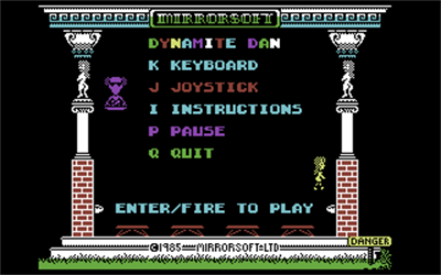 Dynamite Dan - Screenshot - Game Select Image
