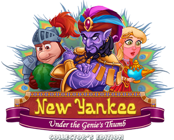 New Yankee: Under The Genies Thumb - Clear Logo Image