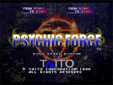 Psychic Force - Screenshot - Game Title Image