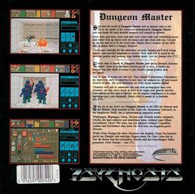 Dungeon Master - Box - Back Image