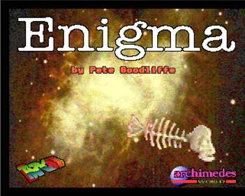 Enigma - Screenshot - Game Title Image