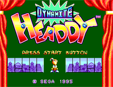Dynamite Headdy - Screenshot - Game Title Image