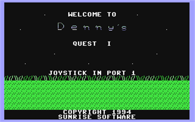 Denny's Quest I - Screenshot - Game Title Image