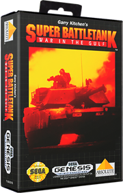 Garry Kitchen's Super Battletank: War in the Gulf - Box - 3D Image