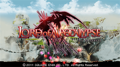 Lord of Apocalypse - Screenshot - Game Title Image
