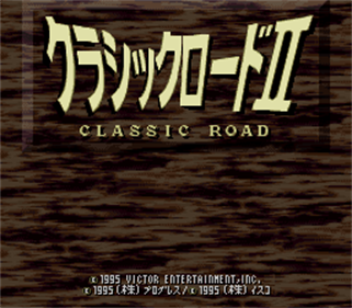 Classic Road II - Screenshot - Game Title Image